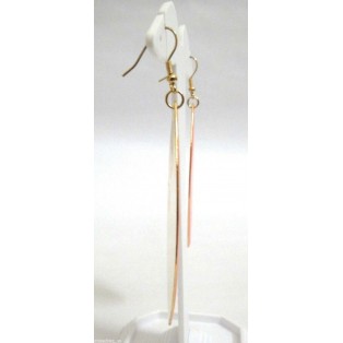PINK DROPS FROM HEAVEN Earrings Drop Long Dangling Hook Classy Fashion Women P4